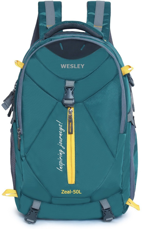 WESLEY Zeal Hiking 50 L Laptop Backpack(Blue)