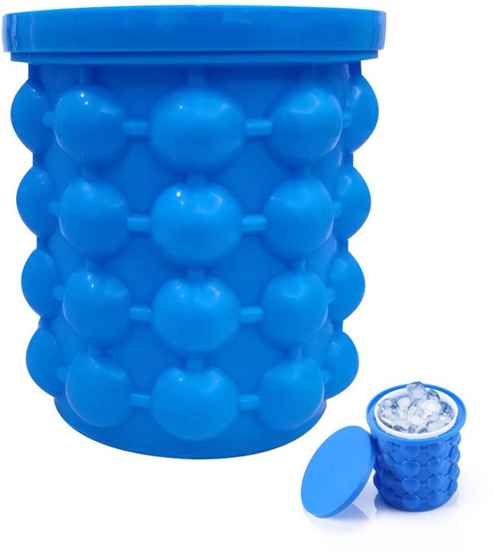 Cierie 1 L Silicone Ice-Ball Makers for Home Ice Bucket(Blue)