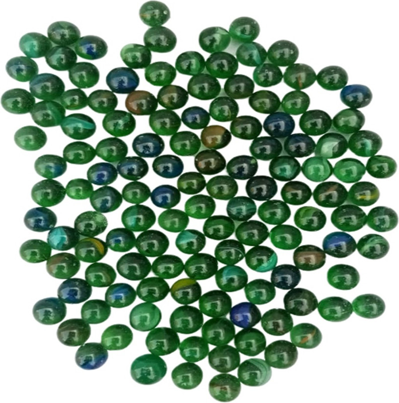 DsIndustry 010 Multicolor Marbal Glass Balls Or Goti Or Kanche _10(Multicolor)
