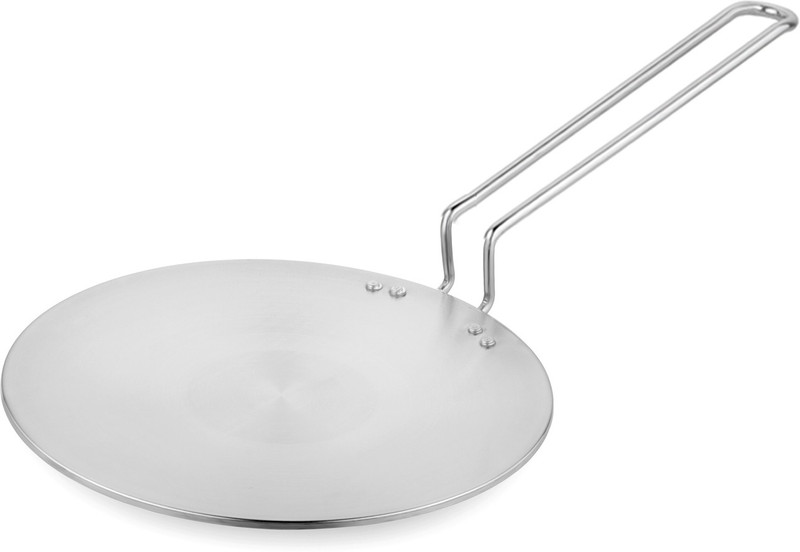 NAVWARE Classic Stainless Steel Roti Tawa | Induction & Gas Compatible Tawa 25 cm diameter(Stainless Steel, Induction Bottom)