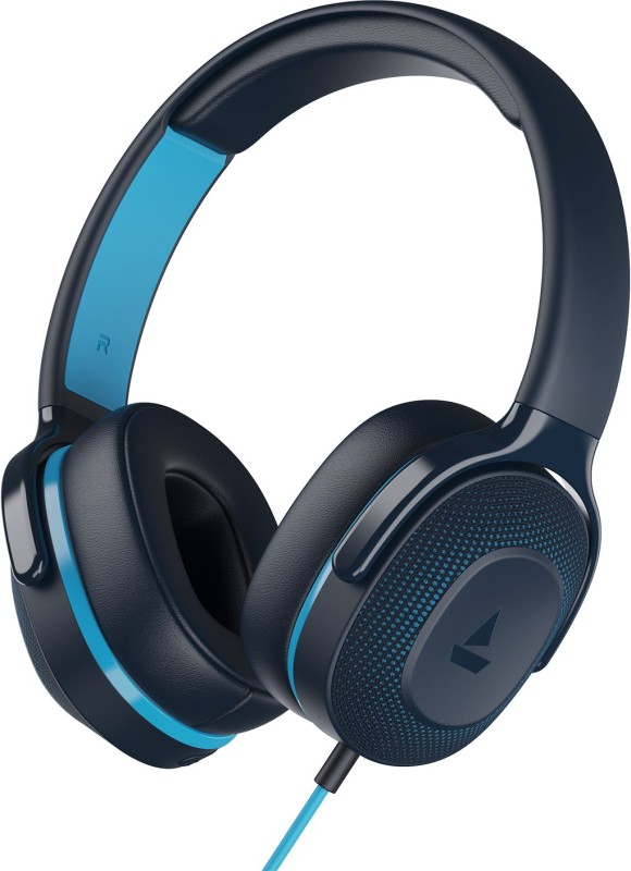 boAt Bassheads 950v2 Wired Headset(Bold Blue, On the Ear)