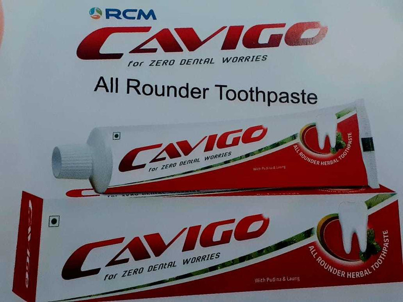RCM CAVIGO ALL ROUNDER HERBAL TOOTHPASTE Toothpaste(100 g, Pack of 3)