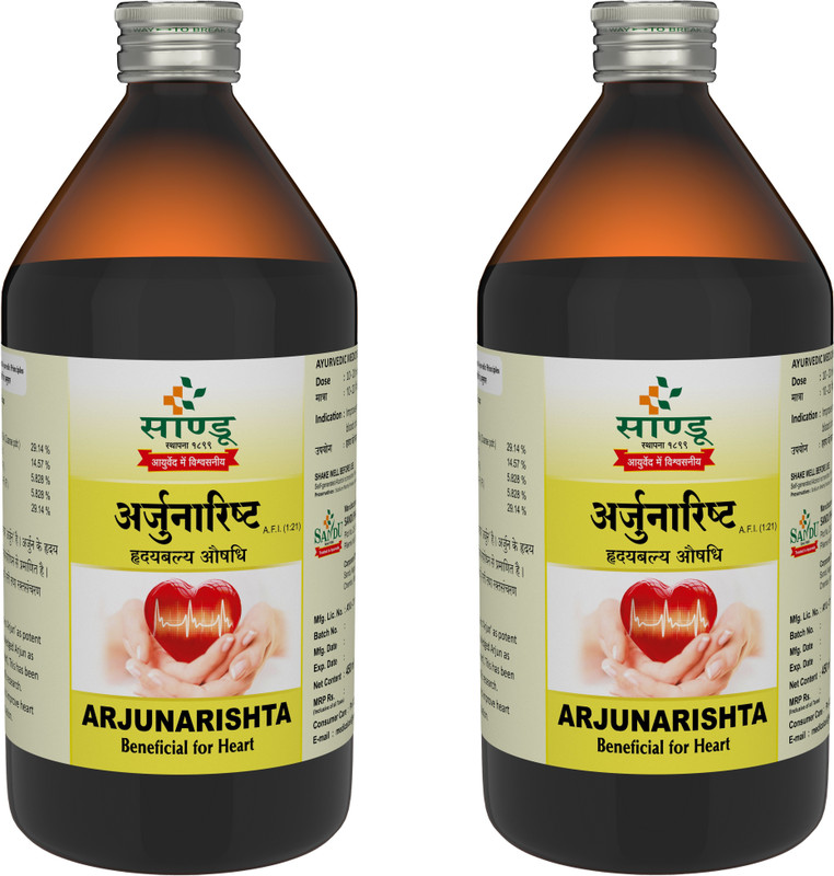 Sandu Arjunarishta(Pack of 2, 900 ml)