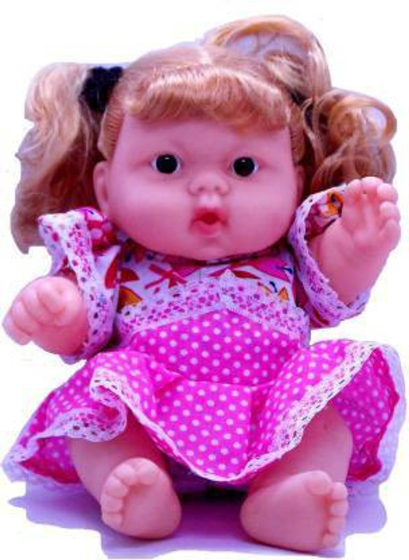 Kids KUKI Baby Girl Doll for Boys & Girls, (24 cm – Height While Standing) Pack of 01(Multicolor)