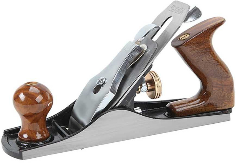 DIGICOP Hand Planer Professional Carpenter Plane Stainless Steel Pressure Plate Treat Burrs Woodworking Flat Plane Hand To Cast Iron Stainless steel Hand Plane(35 cm)