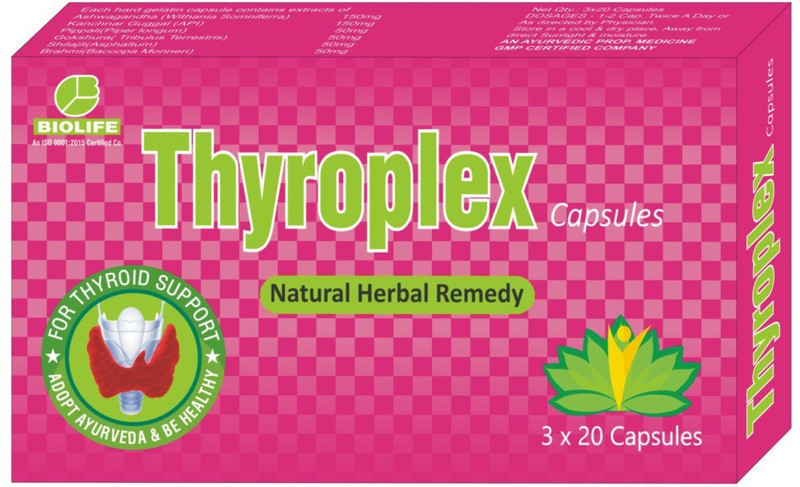 BIOLIFE (Thyroed Disorder) BLISTER pack of 2(Pack of 2, 120 Capsules)
