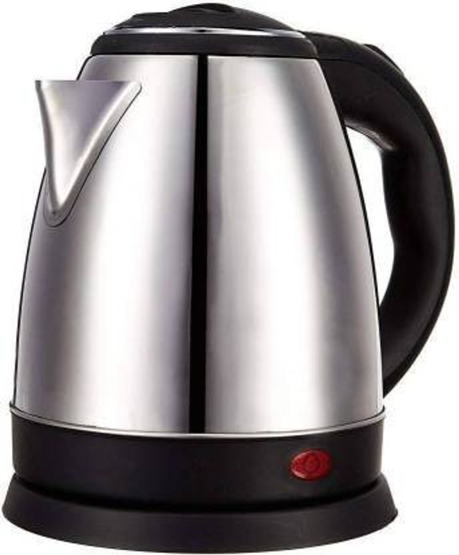Shoperszone Electric Kettle/Kettle/Tea Kettle/Tea and Coffee Maker/Milk Boiler/Water Boiler/Tea Boiler/Coffee Boiler/Water Heater/Stainless Steel Kettle/2 Liter Stainless Steel Electric Kettle(1.8 L, Silver, Black)