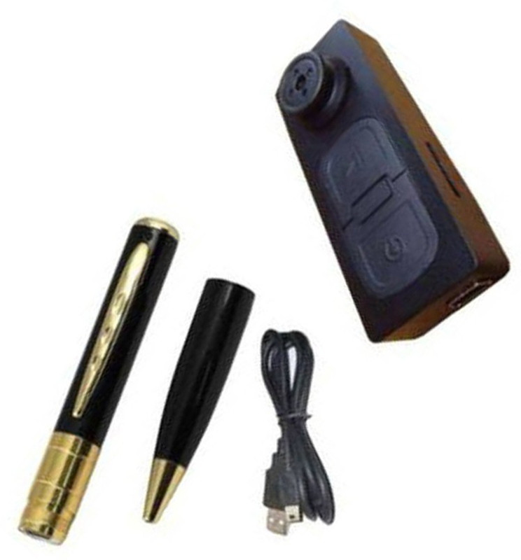 SATTOBISION HD Video CCTV Button Hidden Camera with HD Pen Spy Camera(1 Channel)