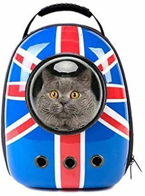 Pet Guard Astronaut Capsule Breathable Backpack Carrier for Dog & Cat Multicolour Backpack Pet Carrier(Suitable For Bird)