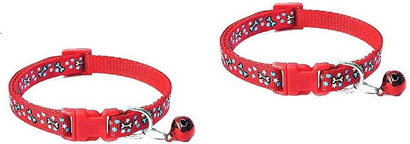 DogTrust Bell Dog Collar Charm(Red, Round)