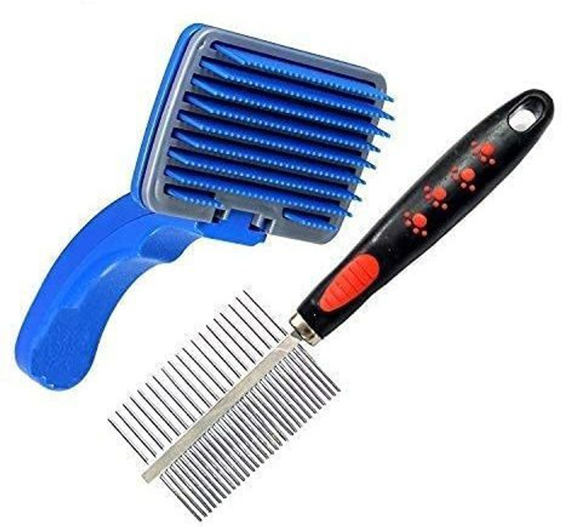DogTrust Grooming Gloves for Dog(Blue, Medium)