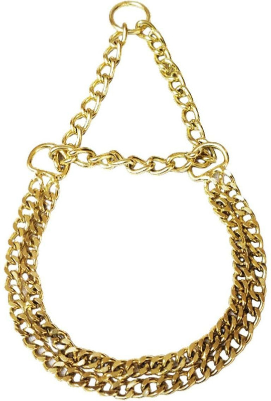 DogTrust 60 cm Dog & Cat Chain Leash(Gold)