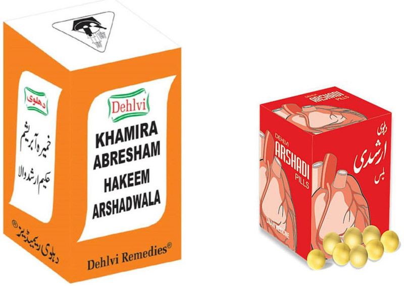 DEHLVI KHAMIRA ABRESHAM HAKIM ARSHAD WALA WITH ARSHADI PILLS COMBO(Pack of 2, 60 g, 10 Tablets)