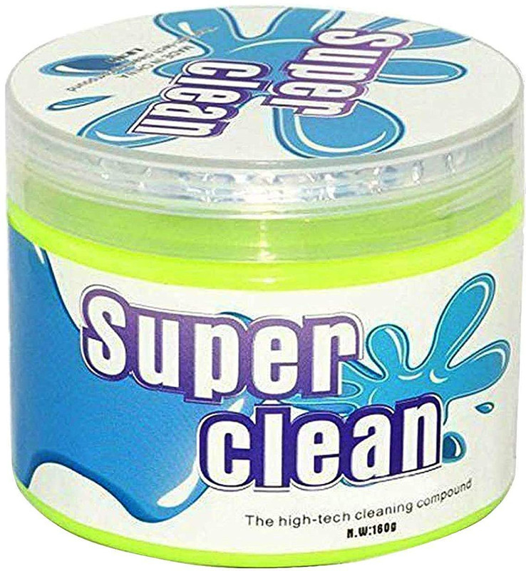 santram enterprise Super Clean High-Tech Cleaning Compound Gel For Keyboard, Laptop, Remote, Digital Camera Vehicle Interior Cleaner, Car AC Vent & Dashboard Dust Cleaner for Computers, Laptops, Mobiles, Gaming for Computers, Laptops, Mobiles(Super Clean Gel)