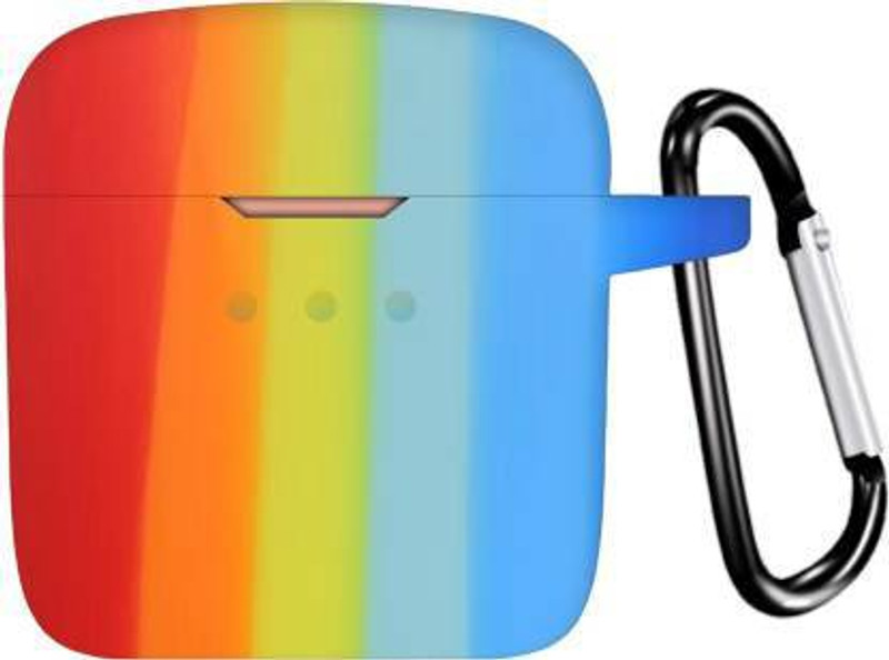 ultra bytes Silicone Pull String Headphone Pouch For Boat Airdopes 131, Boat Airdopes 138(MULTICOLOR)