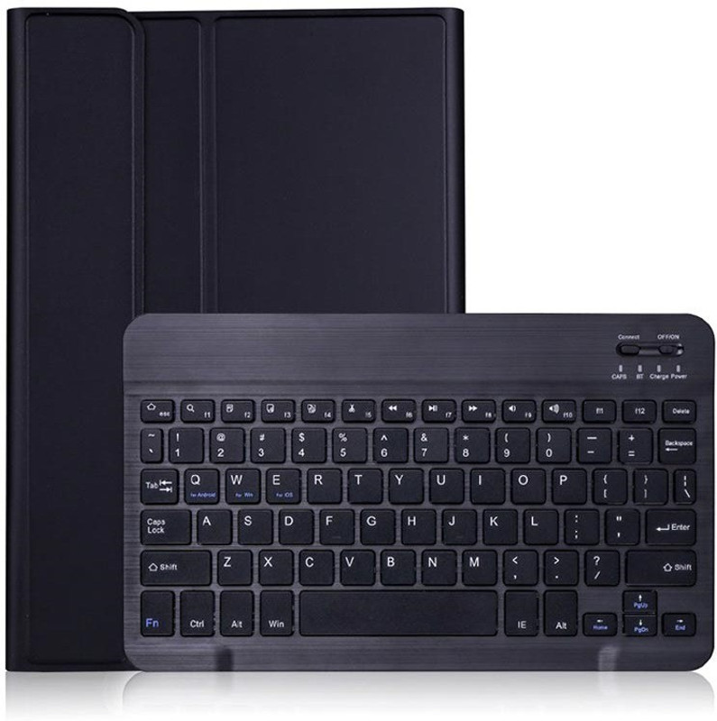 microware NEW Keyboard Case for Samsung Galaxy Tab A7 10.4 2020 SM-T500 T505 T507 Lightweight Detachable Wireless Bluetooth Keyboard Cover Bluetooth Handheld Tablet Keyboard Compatible with Desktop, Laptop, Mac(Black)