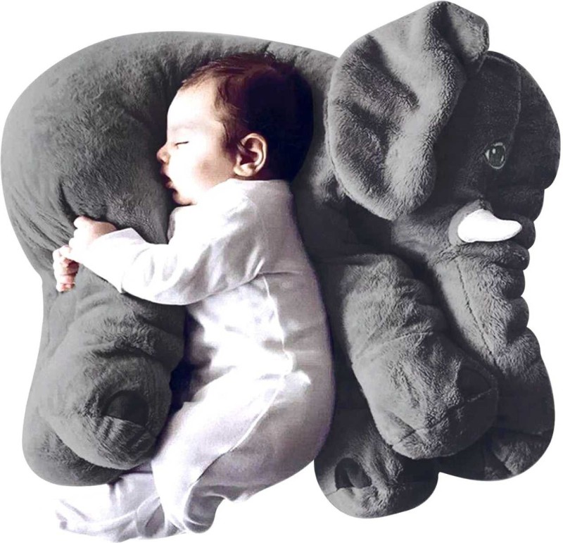 DearJoy Baby Elephant Pillow (Grey) - 45 cm(Grey)