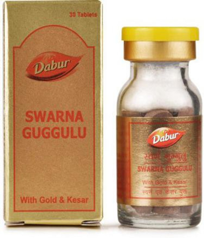 Dabur Swarna Guggulu (10tab) 1 Piece(10 Tablets)