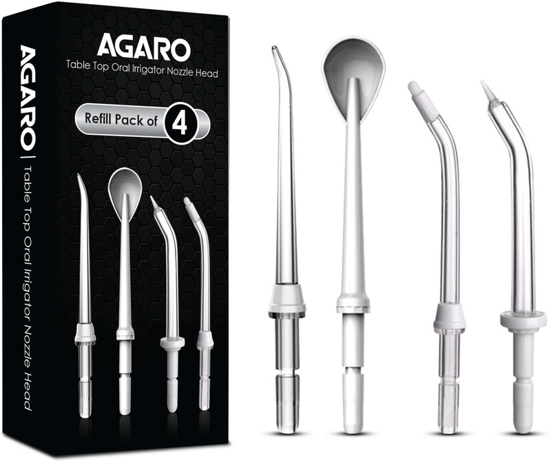 AGARO Oral Irrigator Nozzle Tip Max 4Pcs(Pack of 4)