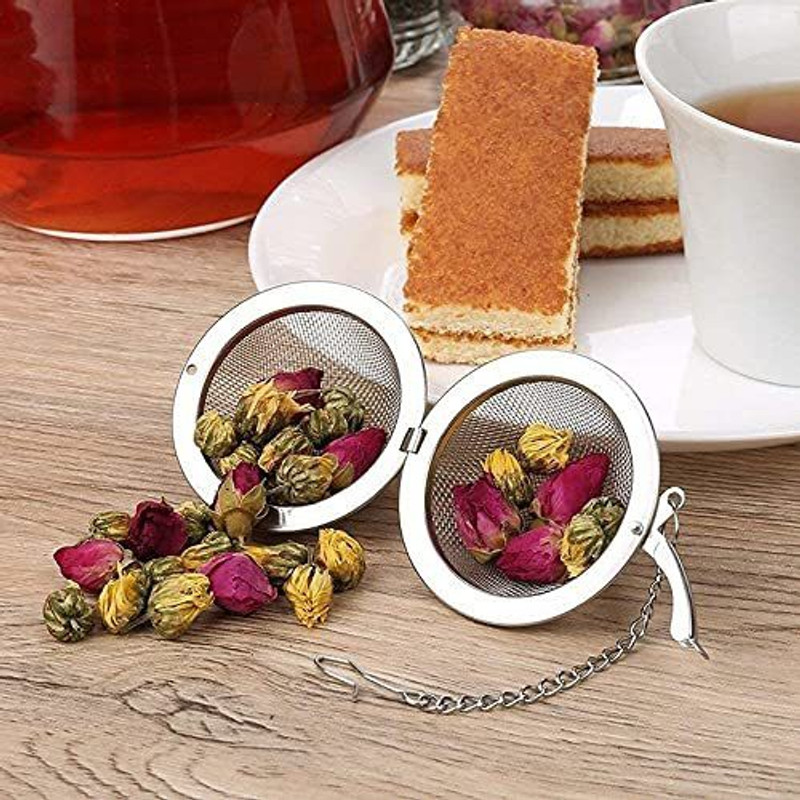 Primetan Green Tea Ball Infuser Loose Leaf&Tea Bags Coffee Strainer Diffuser Ball, Meduim Tea Strainer(Pack of 1)