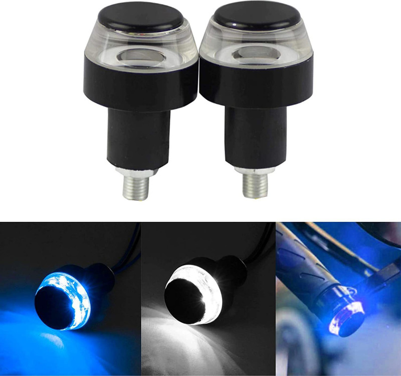 BRPEARl Side, Front, Rear LED Indicator Light for Hero Passion(Blue, White)