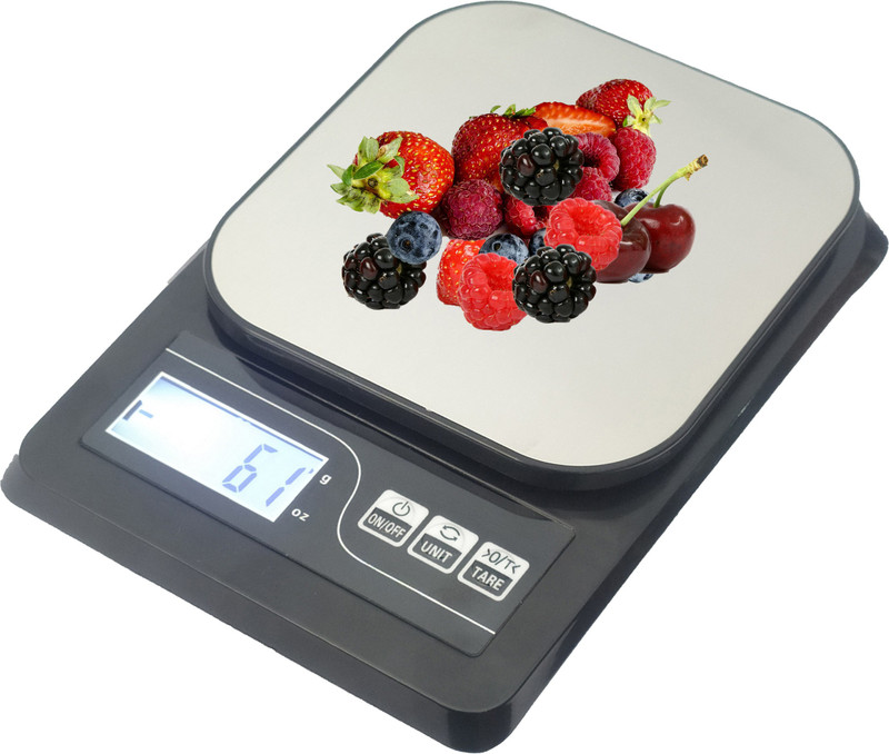 Glancing Kitchen Weighing Scale 10 Kg- home kitchen electric weight machine /136/UGag Weighing Scale(Black)