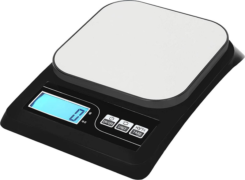 Glancing Kitchen Weighing Scale- Kitchen Food Scale for Baking and Cooking, Lightweight and Durable Design, LCD Digital Display L/43/UG Luggage Weighing Scale(Black)
