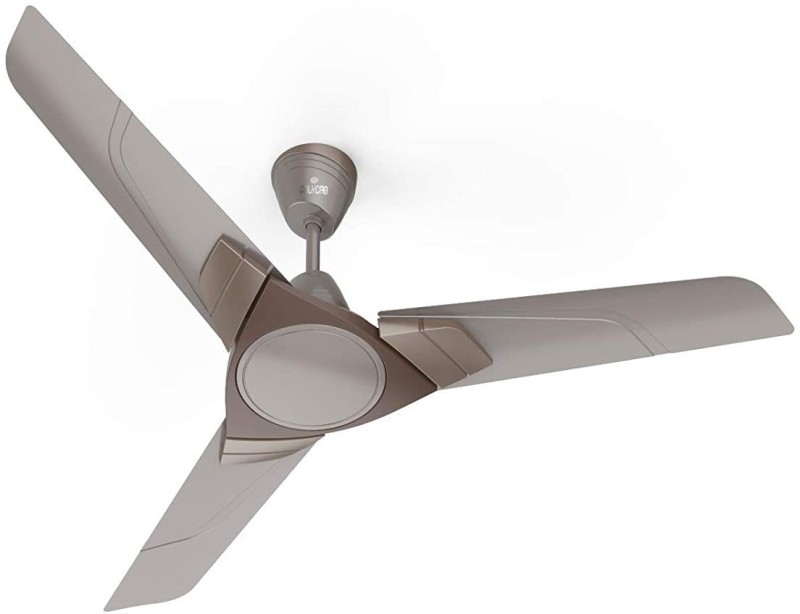Polycab Aereo Purocoat Premium 1200 mm Anti Dust 1200 mm 3 Blade Ceiling Fan(Grey, Pack of 1)