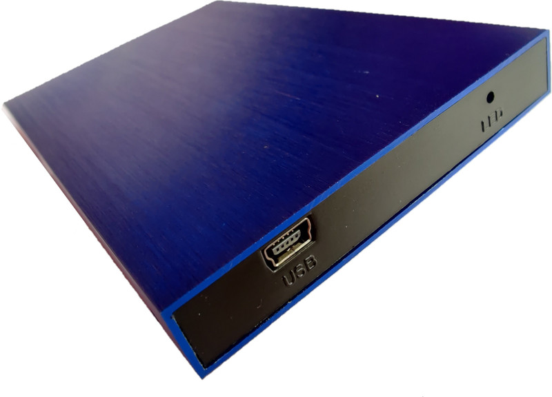 ANJO 2.5 Inch SATA Hard Drive (HDD/SSD) Casing with USB 2.0, 6TB Supporting Capacity, 2.5 inch SATA Hard Drive (HDD/SSD) Enclosure(For 2.5 Inch SATA Hard Drive (HDD/SSD) of Laptop, Black)