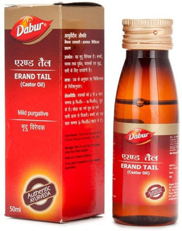 Dabur Erand Tail (Castor Oil) (50ml) PACK OF 10(Pack of 10, 500 ml)