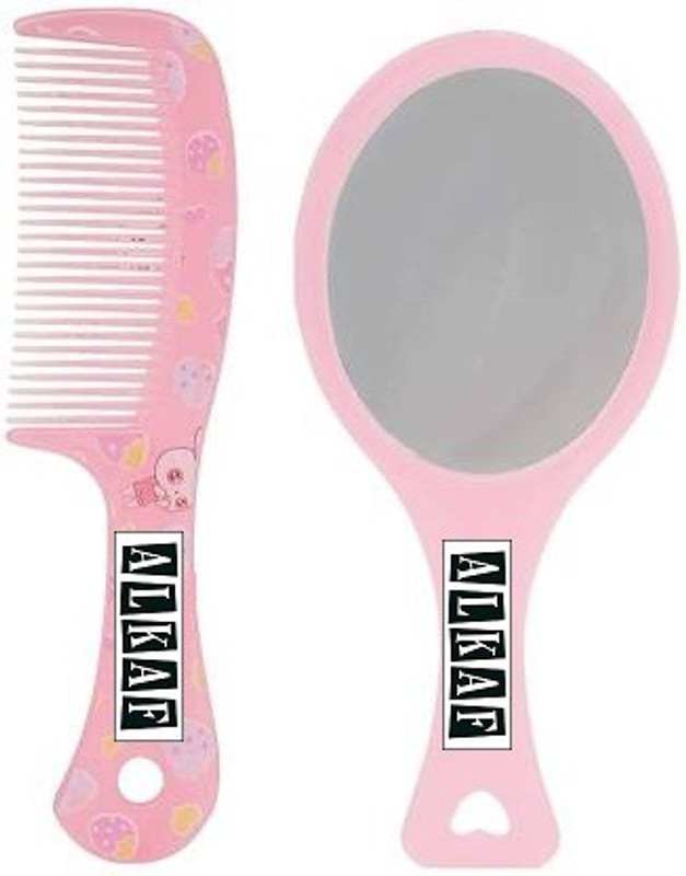 Alkaf Mirror And Comb Set Multicolor