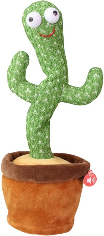 TUKAMCHA Kidling Dancing Cactus Toy, Singing Mimicry toy for all group of kids(Green)