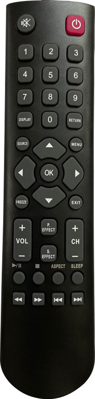SHIELDGUARD LED/LCD Universal Remote Control No. 275, Compatible for LED/LCD TV Micromax Remote Controller(Black)