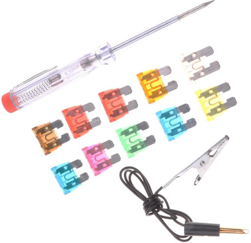 uptodatetools Auto Car Plug In with Fuse Tester Test Pencil Kit Voltage Analog Battery Tester