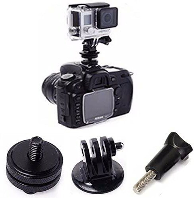 MILLETS 1/4'' Hot Shoe Adapter Screw for Sony Canon Nikon DSLR for Gopro 5/4/3 Flash Shoe Adapter