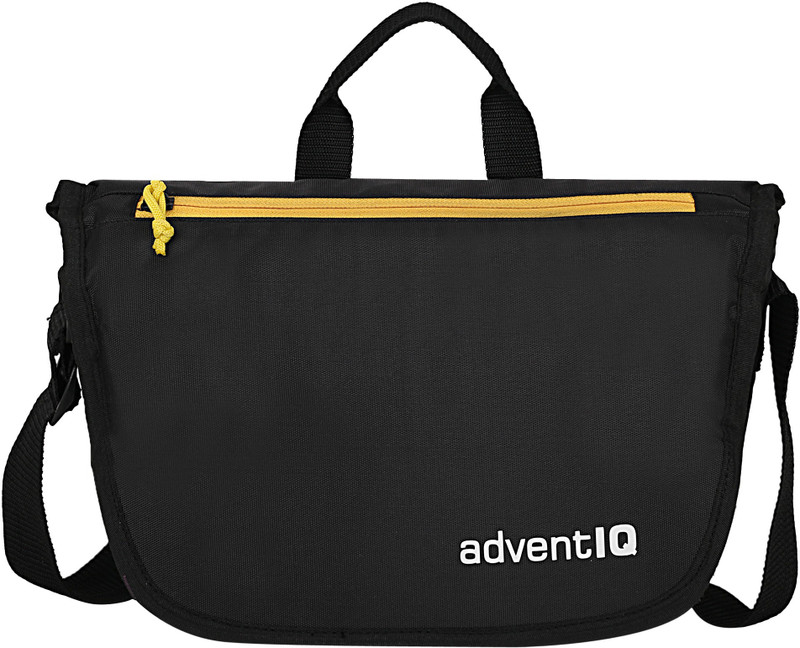 AdventIQ Advance Messenger/Shoulder DSLR/SLR Camera Bag-BNP 0300 (Black-Yellow Clr)  Camera Bag(Black-Yellow)