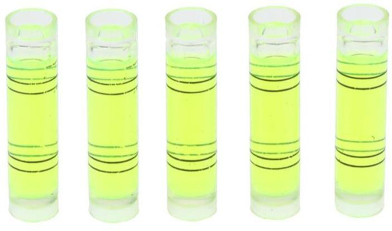 I-Birds Enterprises Cylindrical Plastic Bubble Spirit Leveller Vials for Picture Frame Hanging Tool Levelling Base Camera Leveler(Bulls-eye)