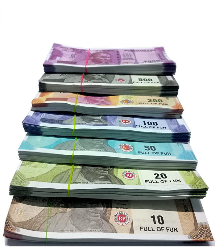 Uprising Store 175 Note for Kids 25 Units Each Denomination All New 10/20/50/100/200/500/2000 Fake Nate Gag Toy