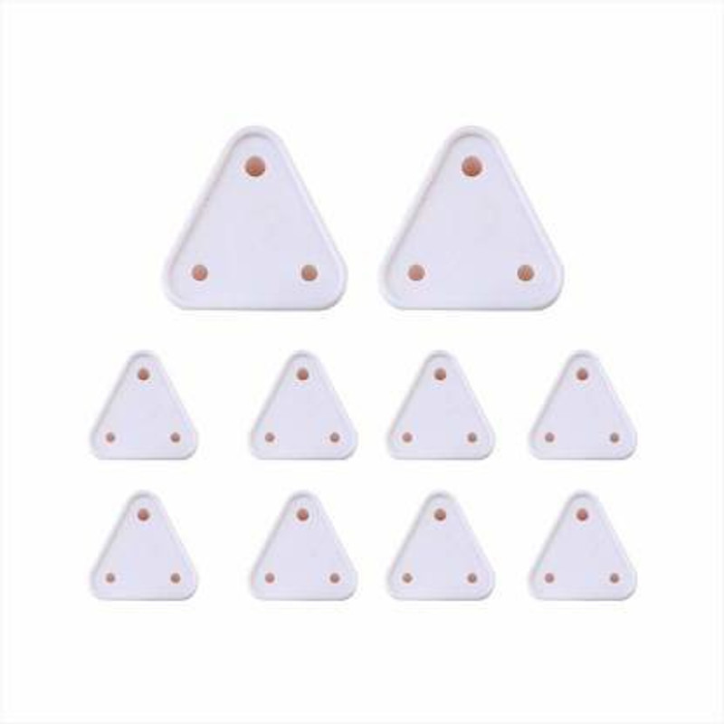 SHOPOWARE 10 PCS Baby Safety Plug Cover, Electrical Socket Cover Guards for Child safety(White)