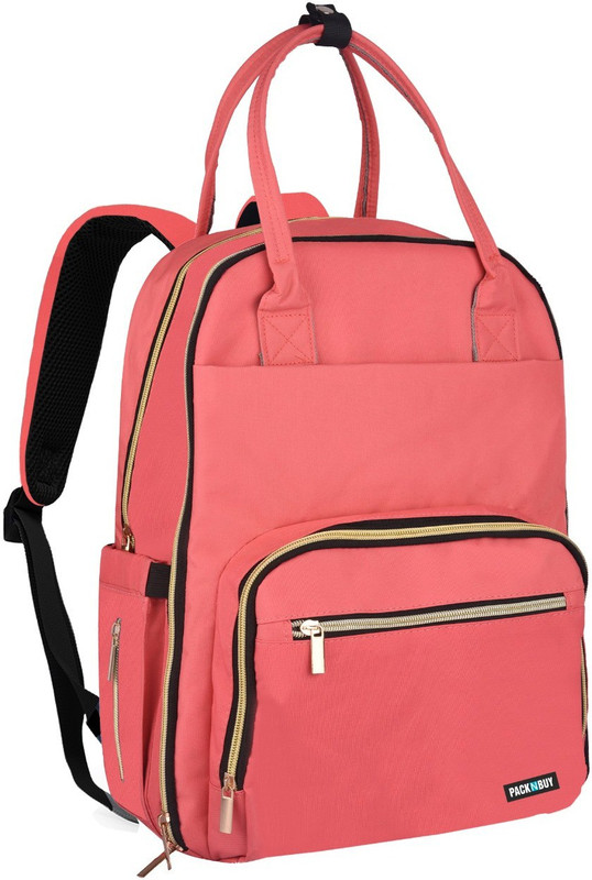 PackNBuy Diaper Bag Backpack Stylish Baby Bag for Mothers Mom Dad Diaper Bag for Travel(Red)