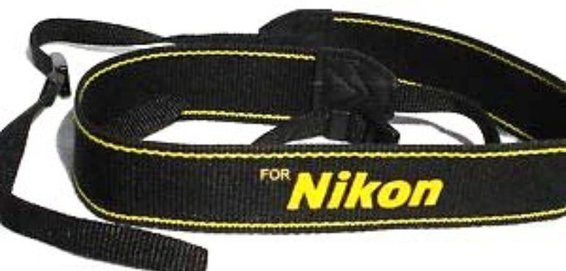 MILLETS Branded Digital DSLR Camera Shoulder Neck Strap for Nikon Strap(Black)