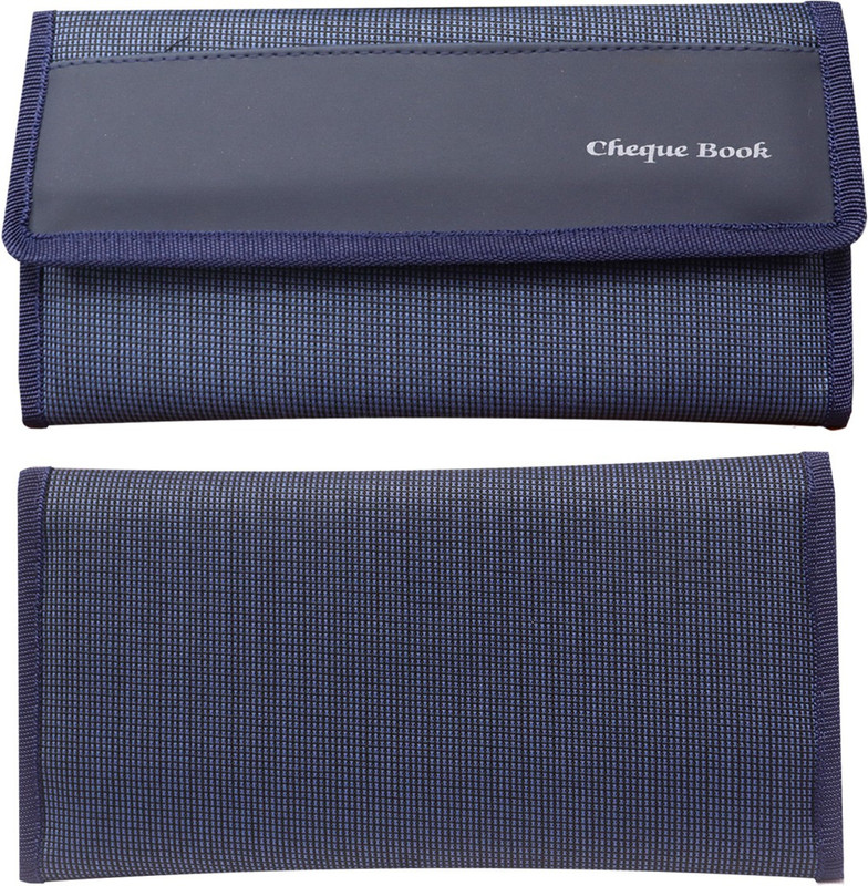 Kopila Multiple Cheque Book Passbook Passport Car Document Holder for Men & Women(Black)