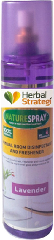 HERBAL STRATEGI Lavender Car Freshener Spray Lavender Spray 100% Herbal Eco-friendly Non Toxic(250 ml)