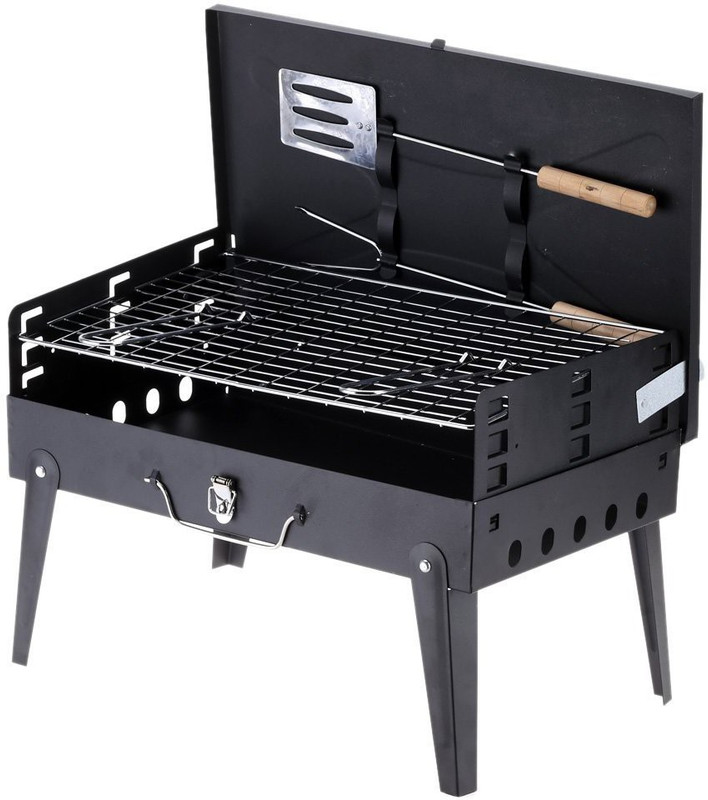 NORWICH ENTERPRISE FlatPattiSkewer-Grilling,Kebab,Tandoori,ShishKebab,BBQSticksSet Charcoal Grill