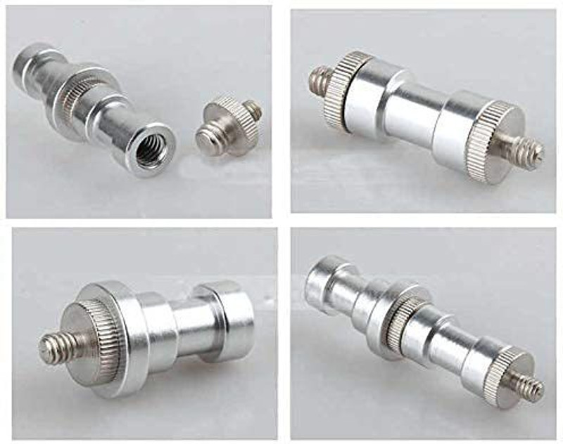 MILLETS 1/4" 3/8" Tripod Screw Mount Convert Adapter Flash Light Stand Camera Flash Shoe Adapter