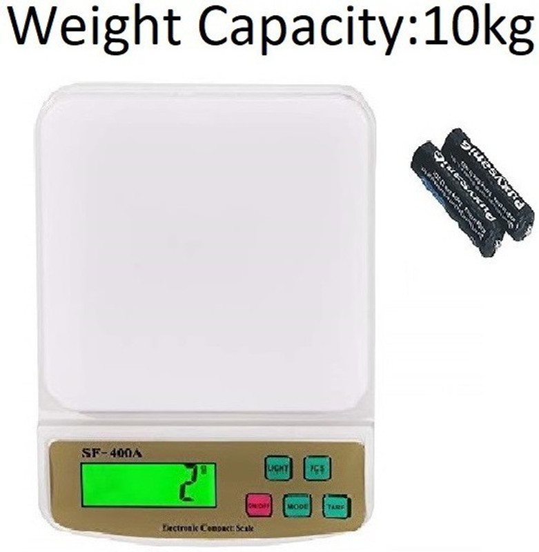 Siya Shine Smart Electronic Digital 1Gram-10 Kg Weight Scale, Kitchen weight machine, Weighing Scale(White)