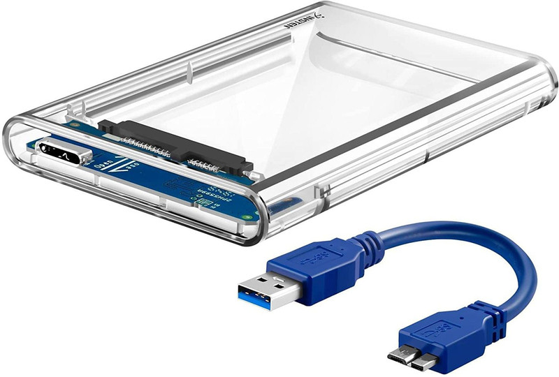 Etzin Arm Band Case for SB3.0 to SATA Portable Clear Hard Disk ssd(EPL-400HS)(Transparent, Plastic, Pack of: 1)