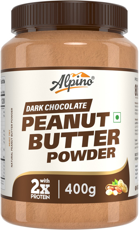 ALPINO Peanut Butter Powder Dark Chocolate 400 g