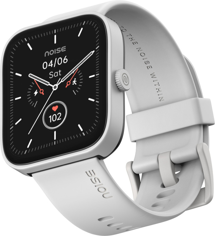 Noise ColorFit Caliber with 15-day battery, 1.69" display, 60 Sports Modes Smartwatch(Black Strap, Regular)