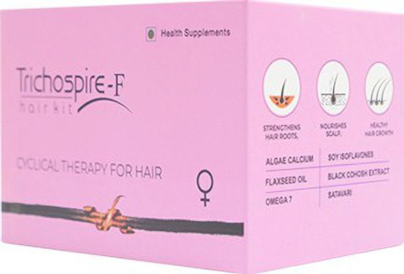 trichospire F HAIR KIT FOR HAIR GROWTH(CYCLICAL THERAPY, 100% VEG)
